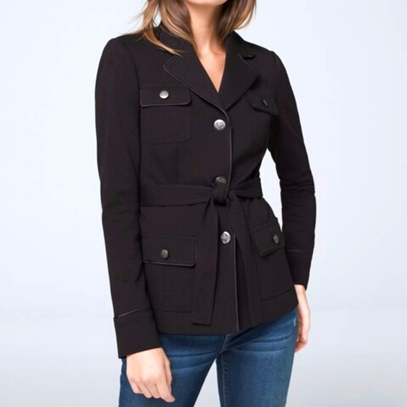 White House Black Market Jackets & Blazers - WHBM Pointe Military Jacket w/ Removable Belt